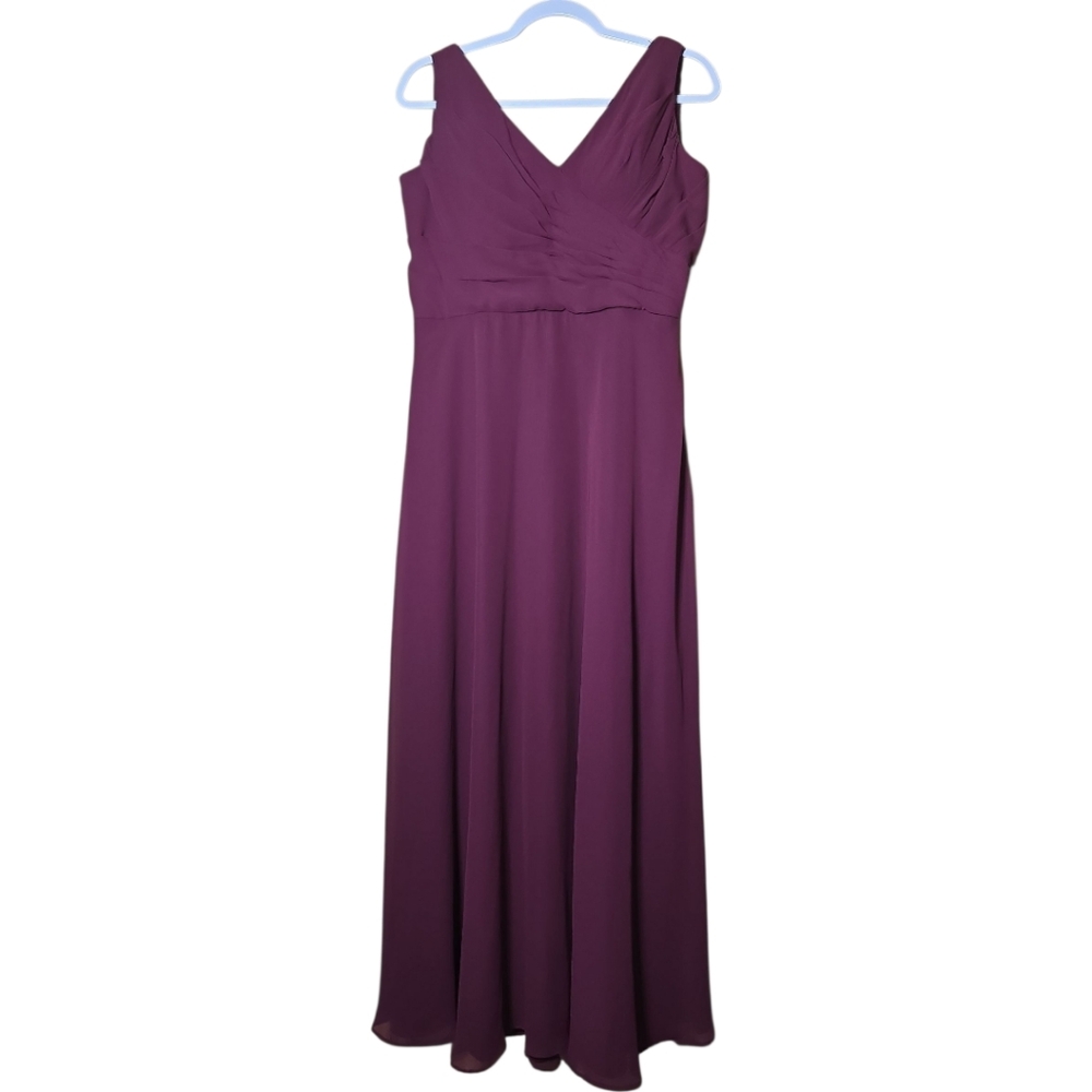 NWT Kennedy Blue Kristen Dress In Bordeaux Size 12 - Picture 2 of 8